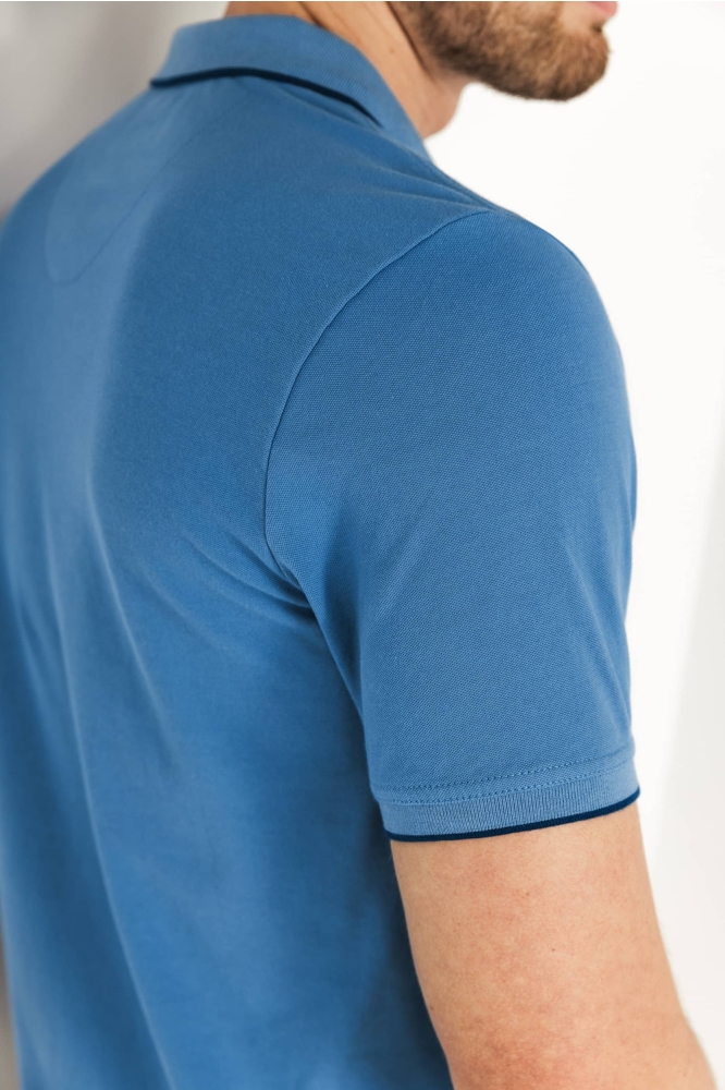 PIQUE POLO MET STREEPDETAILS 46115400 5600